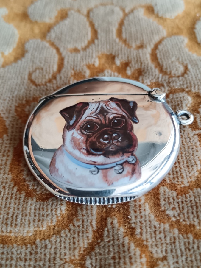 Edwardian Silver Pug Dog Vesta Case 1906 (6).jpg